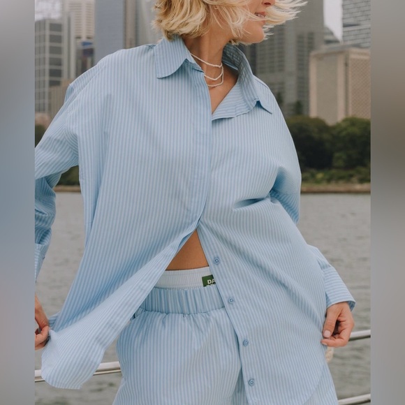 Daily Drills Poplin Button Down - Picture 2 of 4